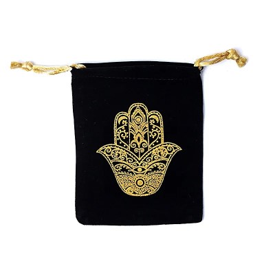 Khamsa velvet pouch